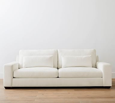 Big Sur Square Arm Deep Seat Upholstered Sofa Collection | Pottery Barn (US)