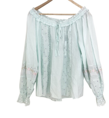 love Schack Fancy Odina Long Sleeve Blouse NWT SZ S | eBay US