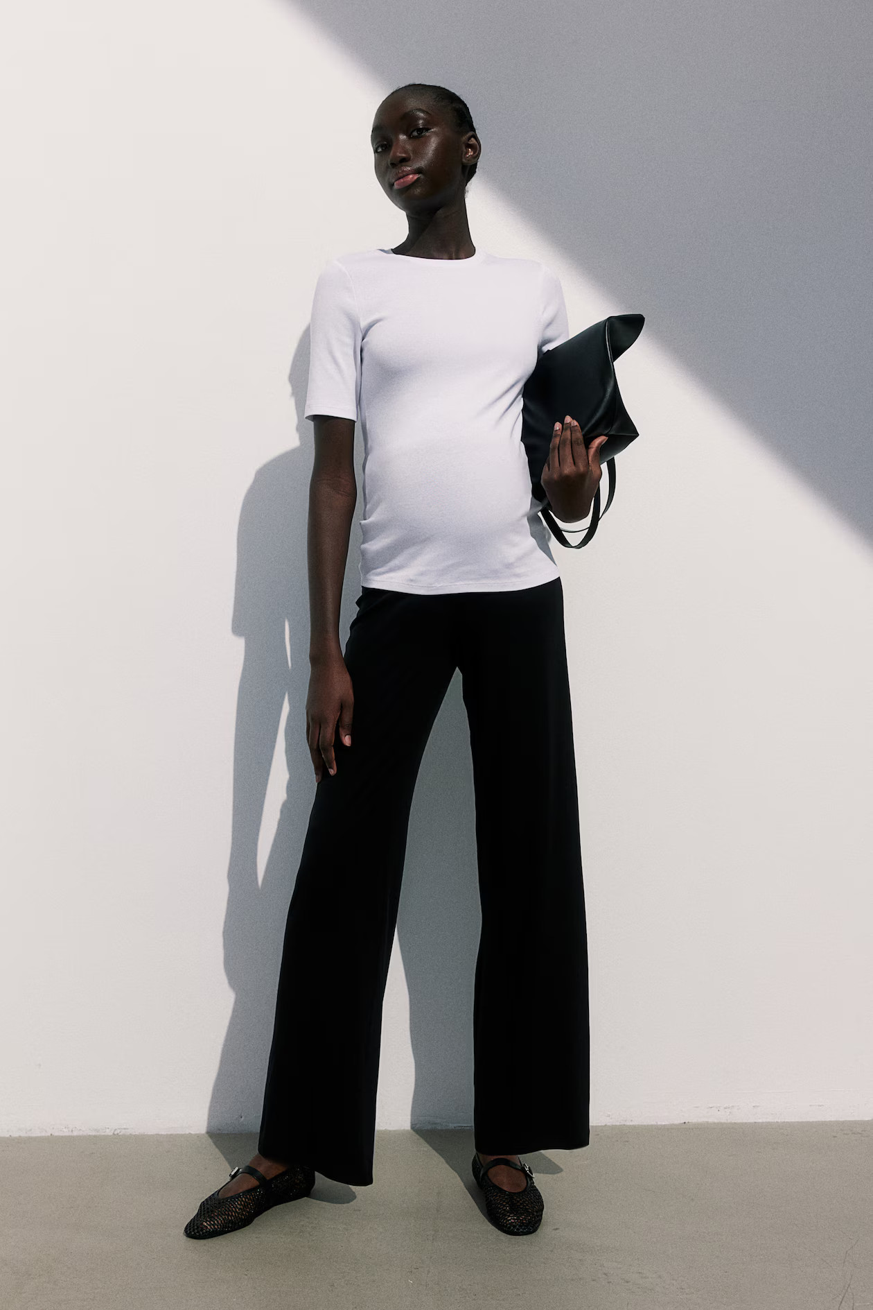 MAMA Before & After jersey trousers - Black - Ladies | H&M GB | H&M (UK, MY, IN, SG, PH, TW, HK)