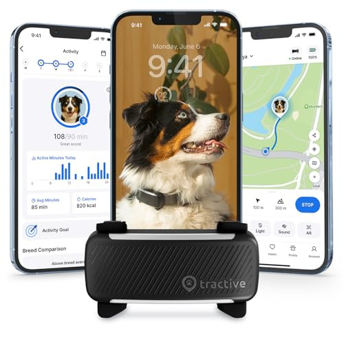 Tractive Smart Dog GPS Tracker | Live Pet Tracker with Virtual Fence | Vital Signs Monitoring of ... | Amazon (US)