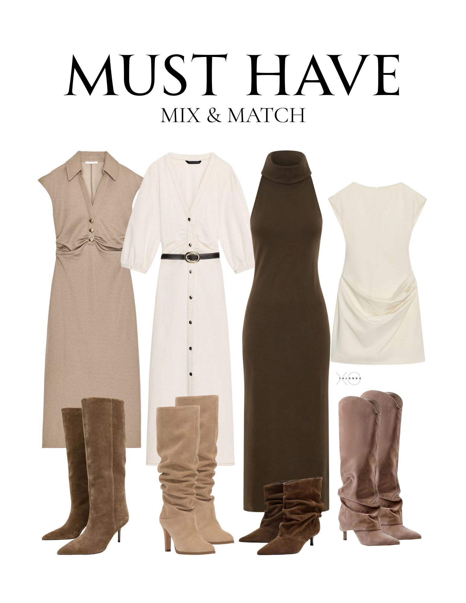 Dresses + boots = the ultimate fall mix & match 🍂✨

Disclaimer: Limited stock—linked similar finds! ✨🫶🏽
.
.
.
#FallFashion #outfitinspo #traveloutfit #midlifemusthave #travelinstyle #flyageless  #silverhair #pixiecut #shorthairstyle #midlife #ootd #outfitcheck  #fashionover40 #fashionover50 #midlifejourney #xojalonda

#LTKSeasonal #LTKOver40 #LTKStyleTip