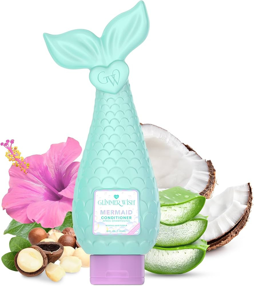 Glimmer Wish Mermaid Kids Conditioner, Paraben and Sulfate Free Conditioner for Strong and Smooth... | Amazon (US)