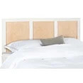 SAFAVIEH Vienna Cane Farmhouse Wood Headboard, King, White Wash | Walmart (US)