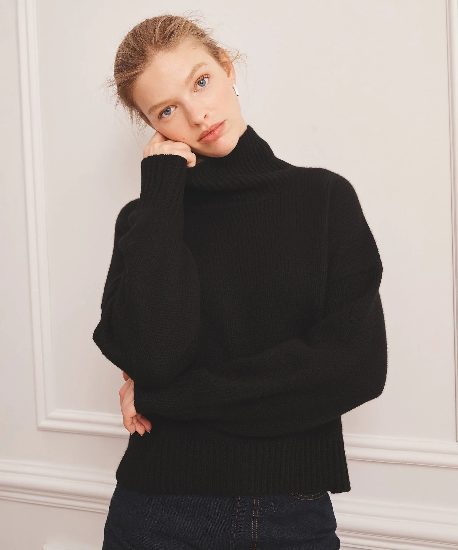 Luxe Cashmere Oversized Turtleneck | NAADAM