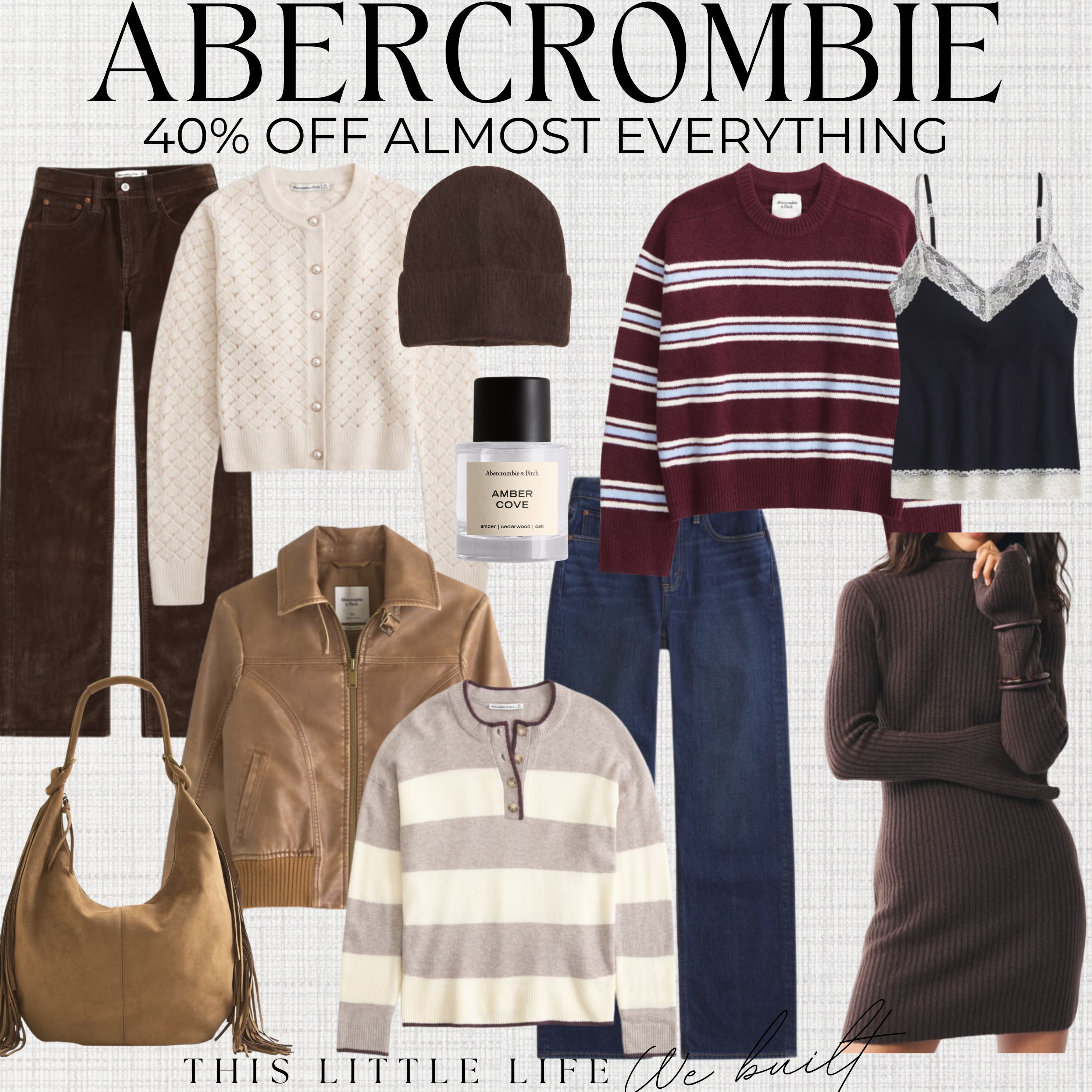 40% Off Almost Everything at Abercrombie!
Abercrombie Sale / Abercrombie Denim Sale / Knit Sweaters / Midi Dresses with Boots / Oversized Blazers / Puffer Jackets / Neutral Cardigans  / Button-Up Shirts / Layered Tops / Ankle Booties / High-Waisted Jeans / Utility Jackets / Ribbed Knit Tops / Winter Coats / Cotton Turtlenecks / Neutral Jumpsuits / Leather Crossbody Bags / Warm Beanies / Wide-Leg Trousers / Knit Midi Skirts / Oversized Flannel Shirts / Neutral Loafers / Slip Dresses with Layers / Winter Scarves / Earth-Tone Accessories / Oversized Sweaters and Cardigans / Fair Isle Sweaters / Winter Accessories / Warm Layers / Thermal Layers / Waterproof Snow Boots / Ugg Boots /  

 #LTKHoliday #LTKSeasonal #LTKSaleAlert