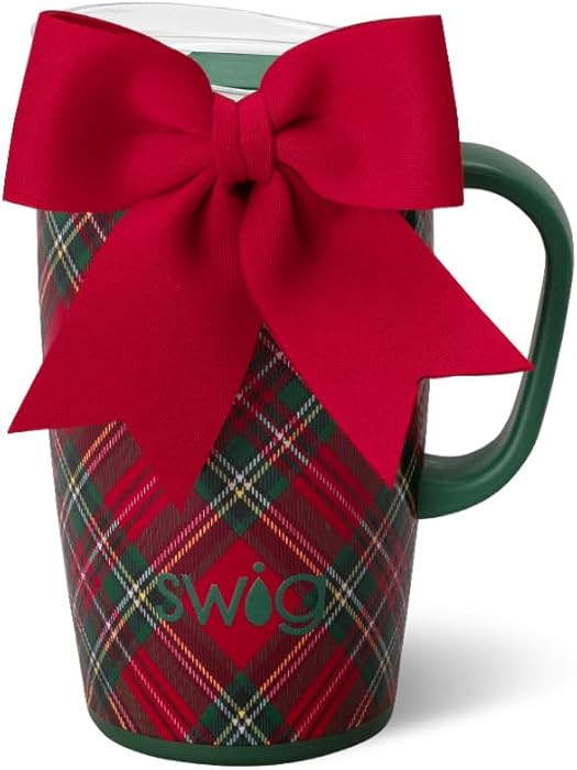 Swig Life 18oz Travel Mug, Insulated Tumbler with Handle and Lid, Travel Coffee Mug, Cup Holder F... | Amazon (US)