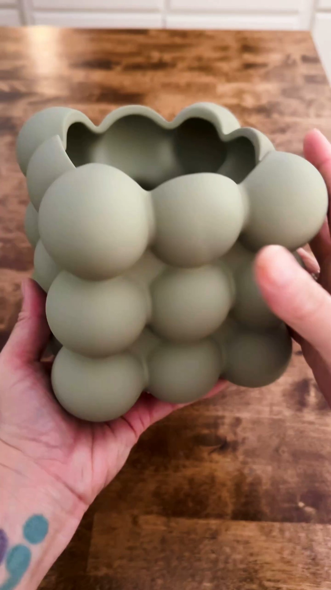 When pretty and practical have a baby!🤪 Use this gorgeous bubble pot for flowers, or think outside the box! A makeup brush holder would be perfect as well! 😍

#LTKHome #LTKSaleAlert #LTKStyleTip