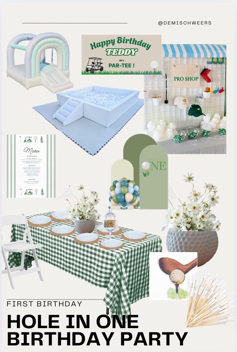 Hole in one birthday party idea  

#LTKBaby #LTKKids #LTKFamily