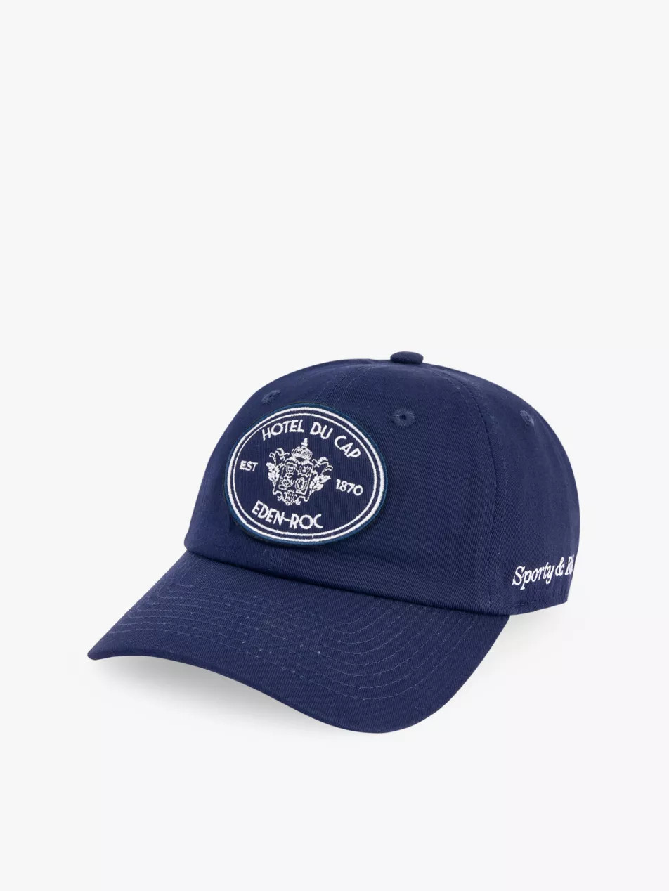 Logo-embroidered cotton-twill cap | Selfridges