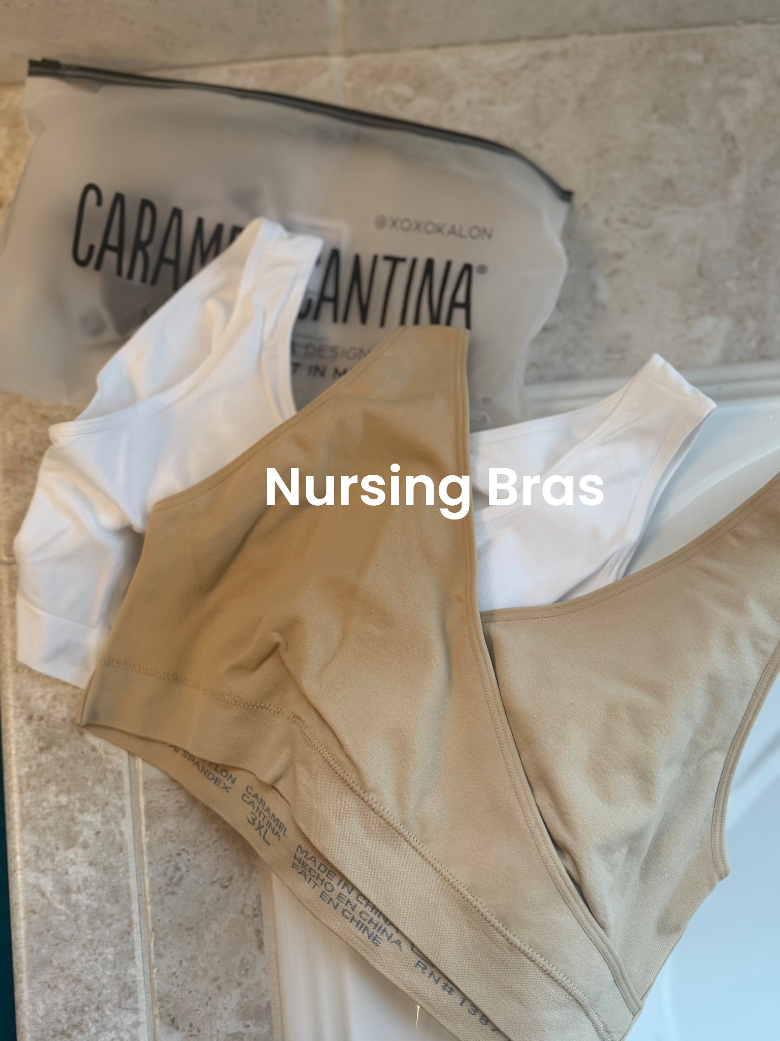 Nursing bras for big 🍈🍈 I got the 3XL and there is a lot of room and they are so comfy (personally also going to get the 2XL for a little more support) but these are the ones I will be wearing to bed! 

#LTKmomlife #LTKBump