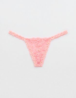 Show Off Daisy Lace String Thong Underwear | American Eagle Outfitters (US & CA)
