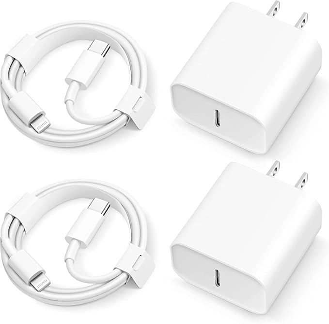 iPhone 14 13 12 11 Super Fast Charger【Apple MFi Certified】 cargador 20W Rapid USB C Wall Char... | Amazon (US)