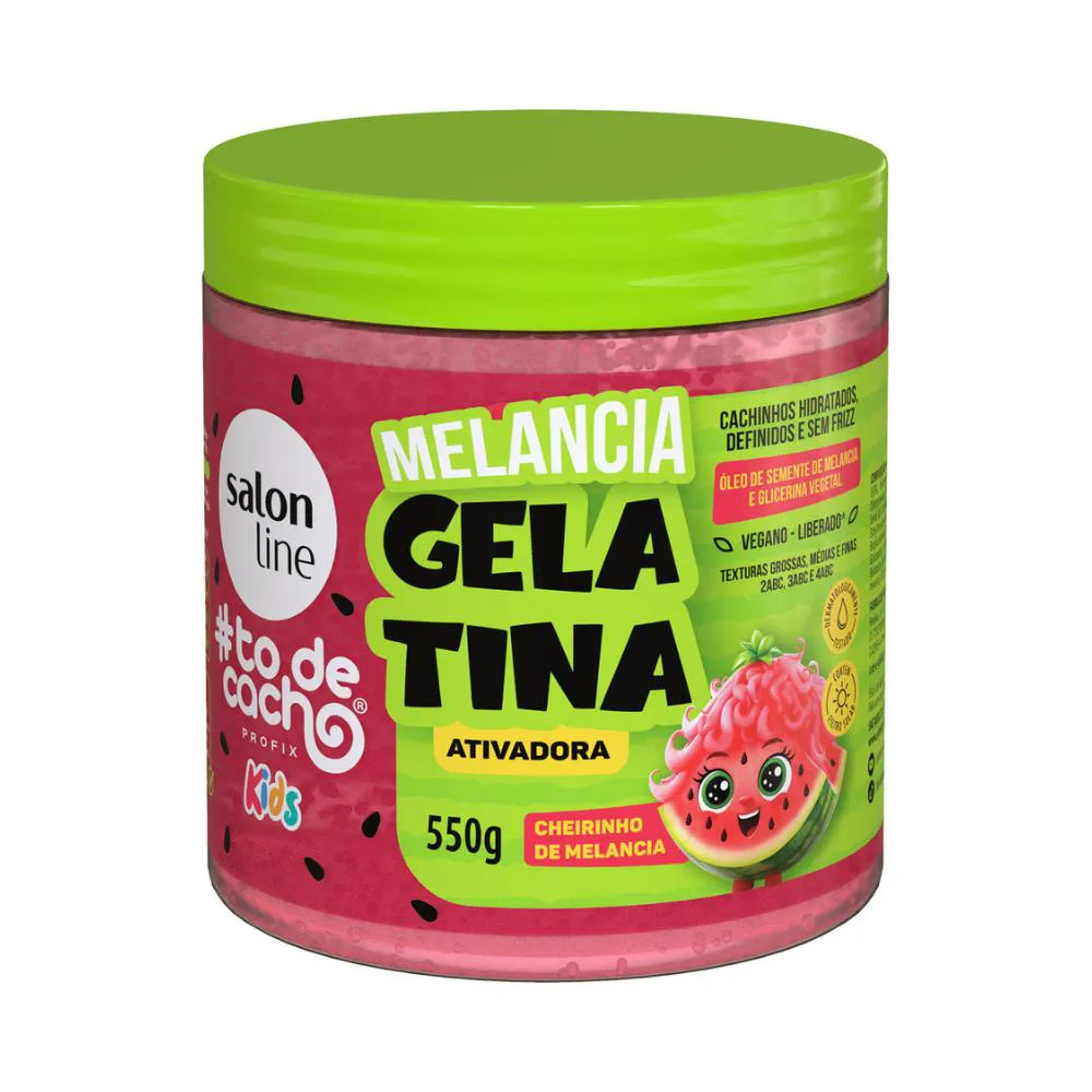Gelatina Ativador To De Cachos Kids Melancia Salon Line 550G | DrogaRaia (BR)