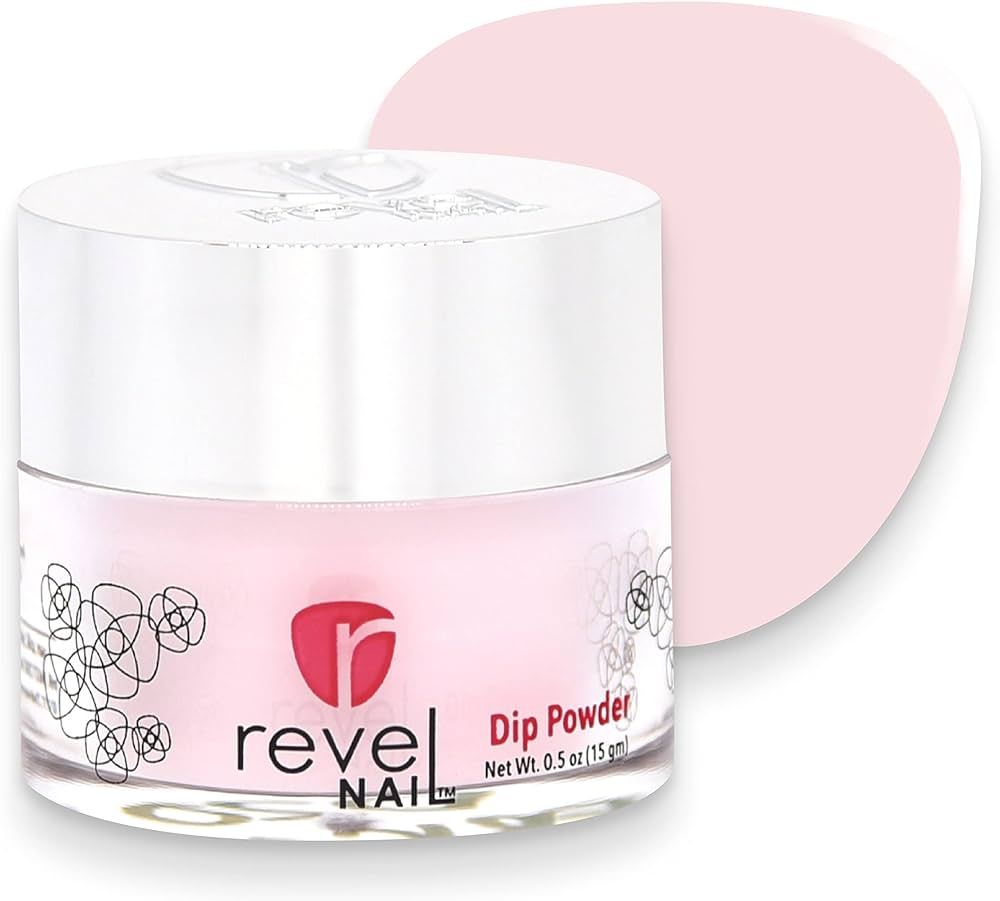 Revel Nail Dip Powder - Pink Powder Dip Nail Polish, Chip Resistant Dip Nail Powder with Vitamin ... | Amazon (US)