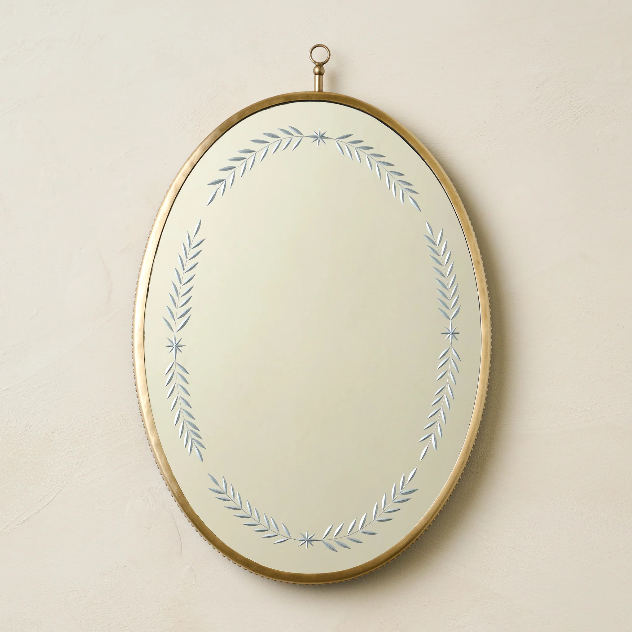 Juliet Etched Oval Mirror | Magnolia