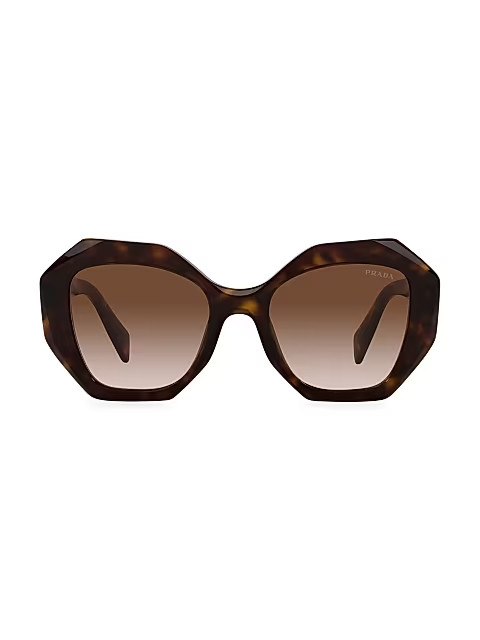 53MM Geometric Sunglasses | Saks Fifth Avenue