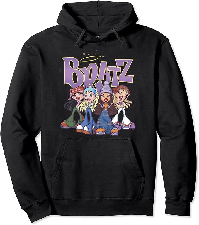 Bratz Original Four Group Shot Logo Pullover Hoodie | Amazon (US)