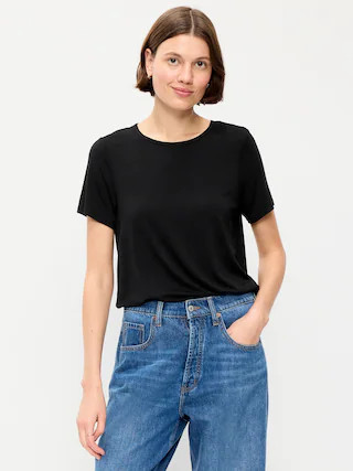Luxe Crew-Neck T-Shirt | Old Navy (US)
