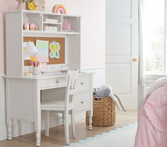 Catalina Simply White Storage Desk Collection (45") | Pottery Barn Kids