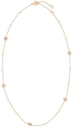 Tory Burch Women's Delicate Moondance Pearl Necklace | Amazon (US)