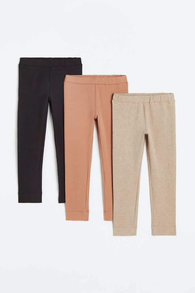 3-pack Cotton Leggings | H&M (US + CA)