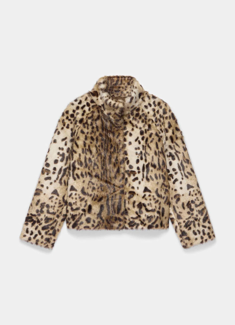 Leopard Print Faux Fur Jacket | Mint Velvet