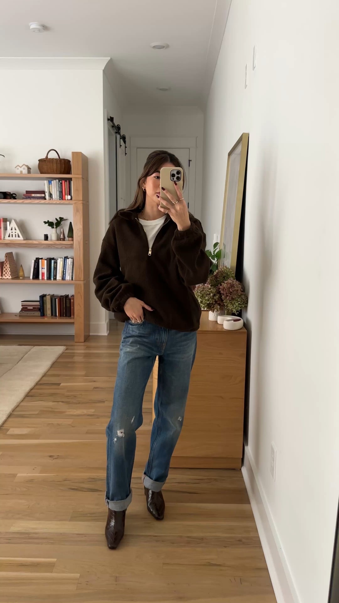 Sizing info: Sweater: Dark Coffee Small, Tee: XS, Jeans: Medium dark Wash size 00!

petite fashion, get dressed with me, outfit inspiration, ootd, nashville outfit, Nashville influencer, petite style, vacation style, casual outfits, mom style, petite pants, winter dress, winter outfit, winter pants, winter outfit inpso, winter outfit idea, winter top, fall top, fall style, winter style, winter sweater, autumn sweater, cozy sweater, cold weather sweater, cold weather outfit, denim, jeans, fall denim, fall jeans, zip up,  

 

#LTKGiftGuide #LTKHoliday #LTKSeasonal