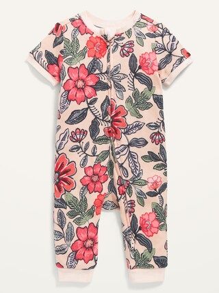 Printed Short-Sleeve One-Piece for Baby | Old Navy (US)