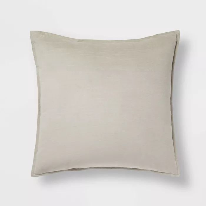 Cotton Velvet Square Pillow - Threshold™ | Target