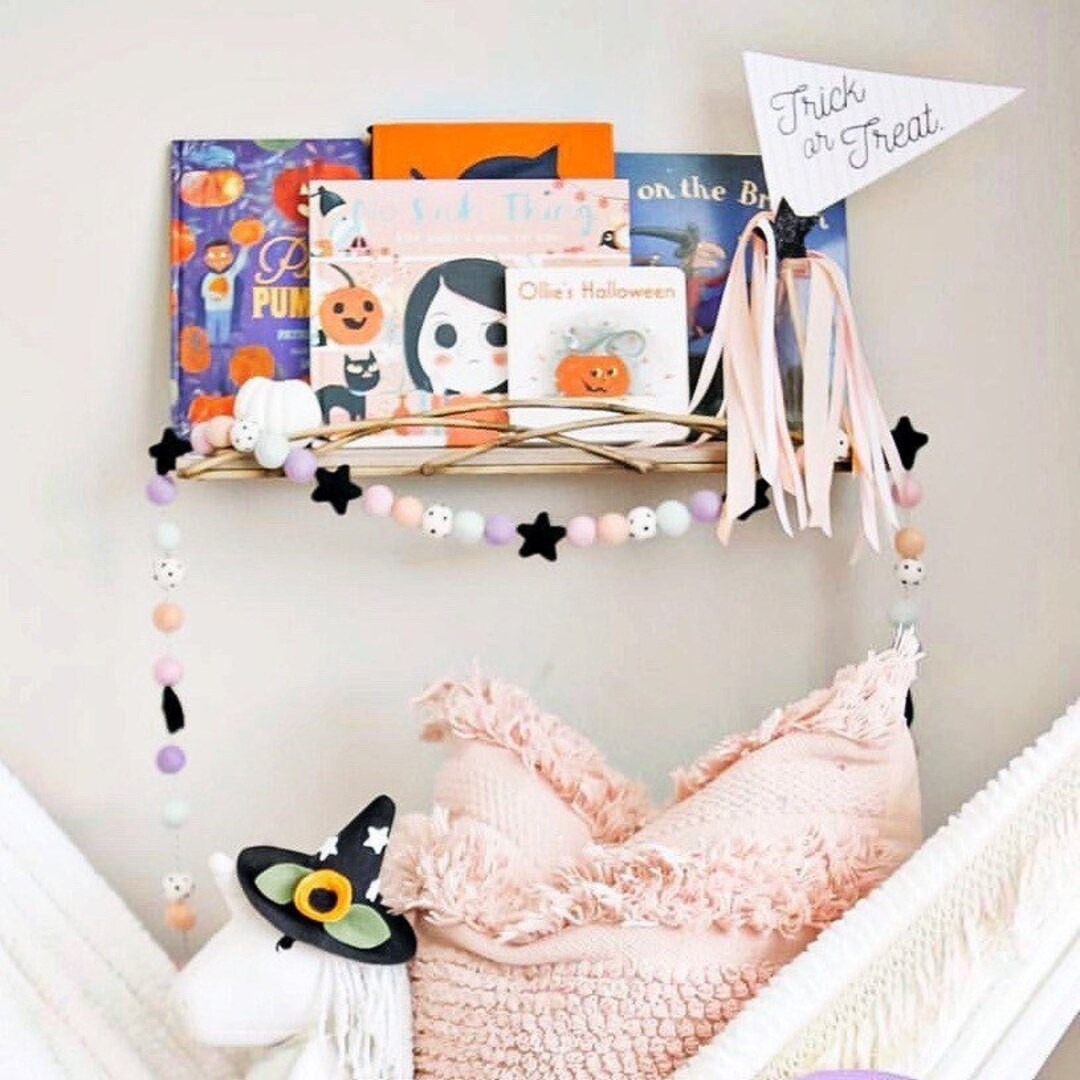 Halloween Felt Ball Garland | Etsy (US)