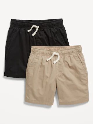 Twill Pull-On Shorts 2-Pack for Boys (Above Knee) | Old Navy (US)