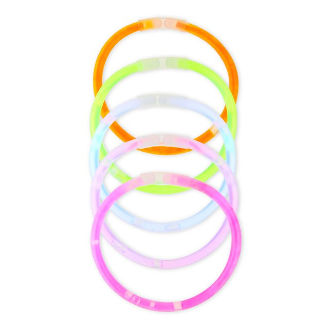 Halloween Multicolor Glow Bracelets, 8 Count, Suits Adults and Childs, Unisex | Walmart (US)