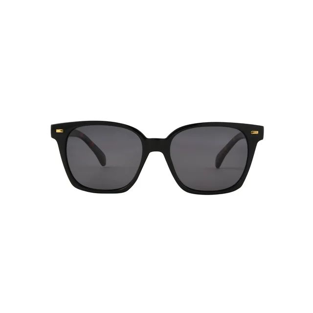 Foster Grant Women's Polarized Way-Shaped Sunglasses, Black | Walmart (US)