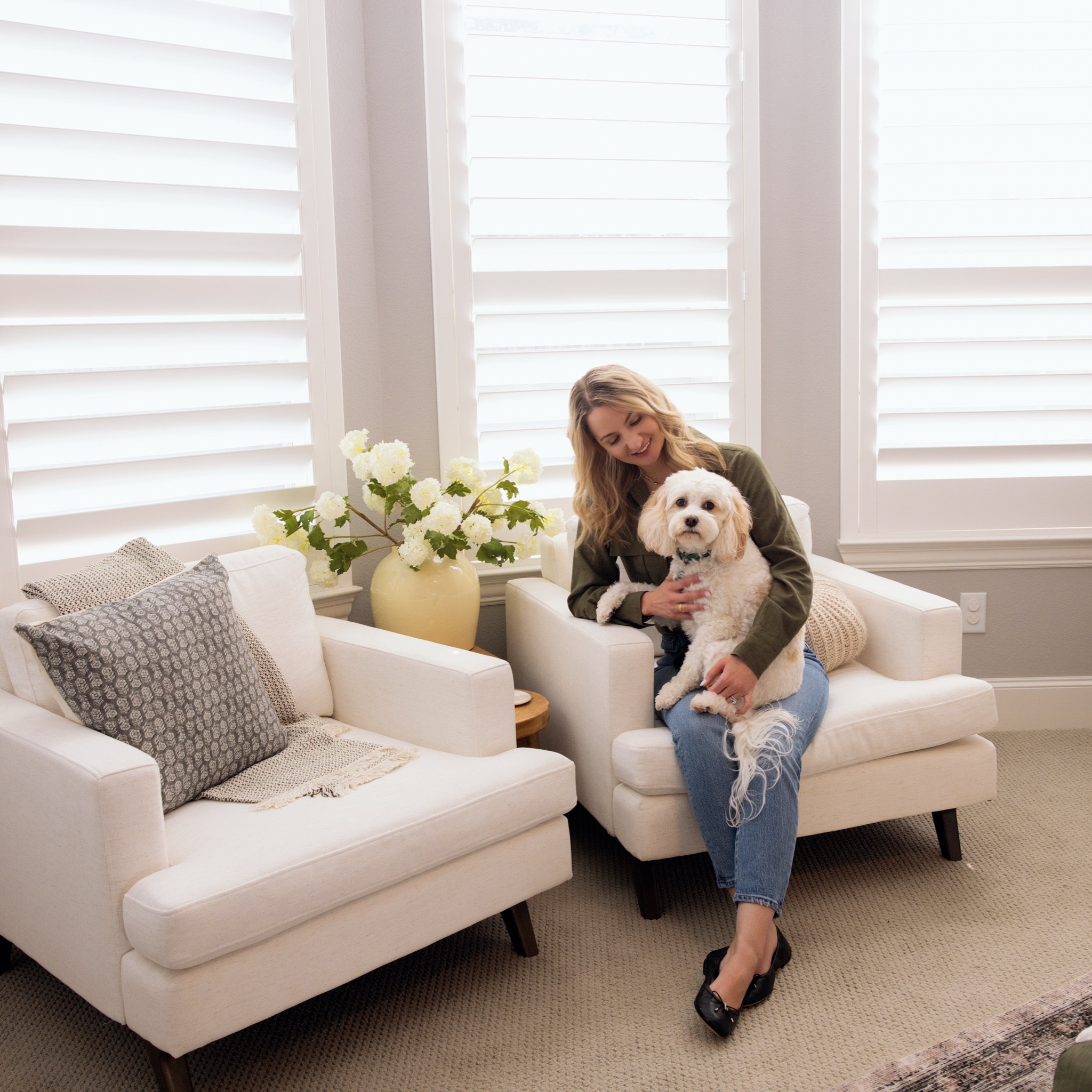 I love how comfortable this sitting area in our bedroom is! I frequently grab my laptop and work from here! Accent chairs, performance fabric, Albany park chairs 

#LTKHome #LTKSeasonal