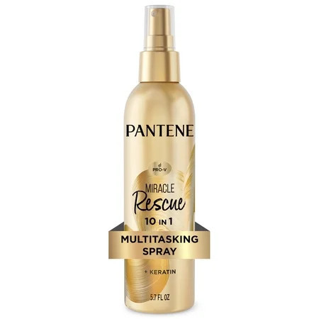 Pantene Leave in Conditioner Miracle Rescue 10 in 1 Multitasking Spray, 5.7 fl oz | Walmart (US)