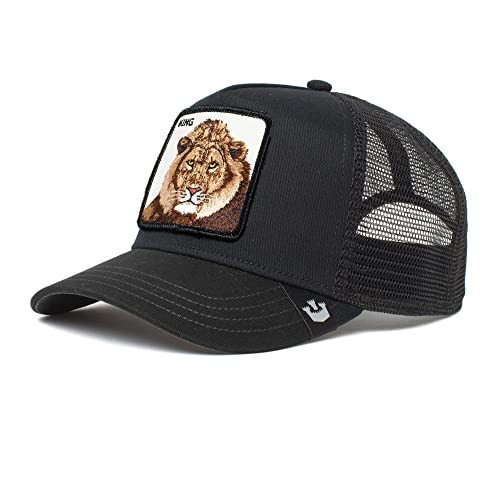 Goorin Bros. The Farm Adjustable Mesh Trucker Hat for Men and Women, Black (King Lion), One Size | Amazon (US)