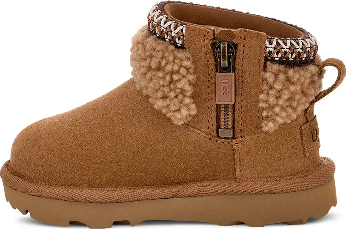 Kids' Classic Ultra Mini Curly Shearling Boot | Nordstrom
