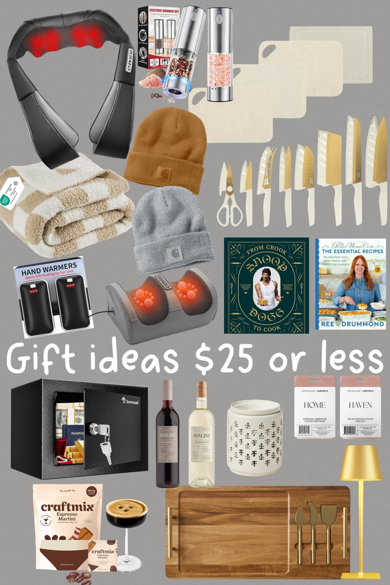 Gift ideas under $25!
.


#LTKHoliday #LTKSeasonal #LTKGiftGuide