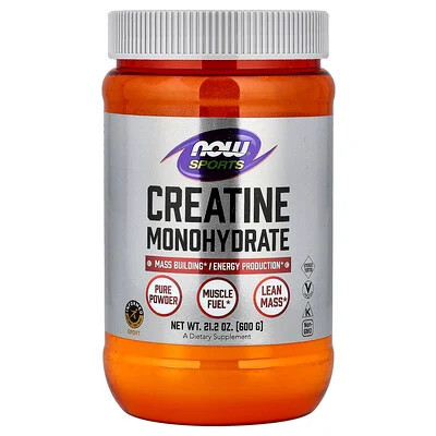 NOW Foods, Sports, Creatine Monohydrate, 21.2 oz (600 g) | iHerb