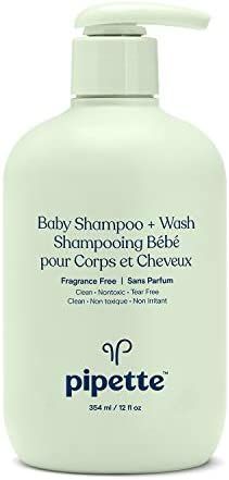 Pipette Baby Shampoo and Body Wash - Fragrance Free, Tear-Free Bath Time, Hypoallergenic, Moistur... | Amazon (US)