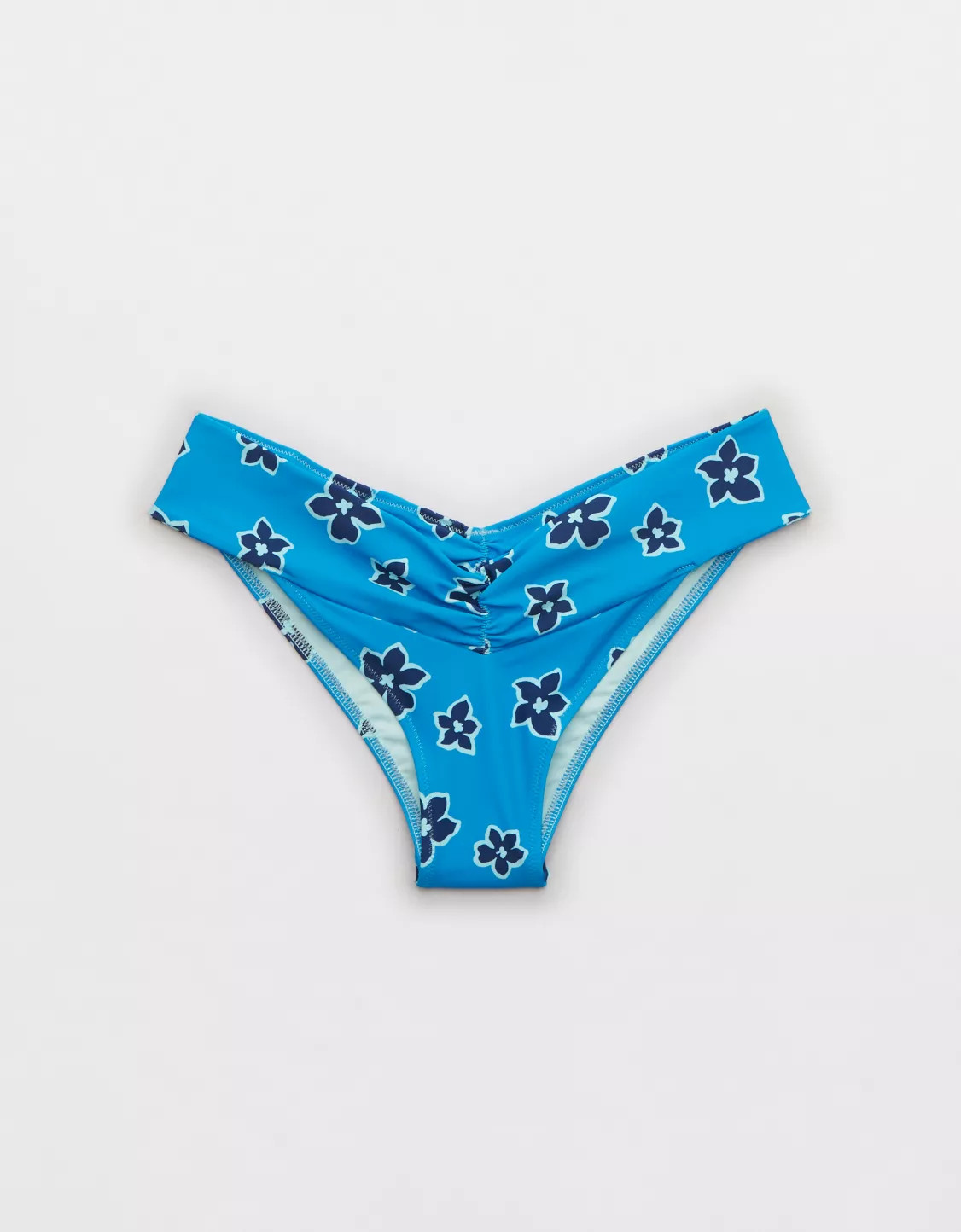 Aerie Ruched Cheeky Bikini Bottom | Aerie