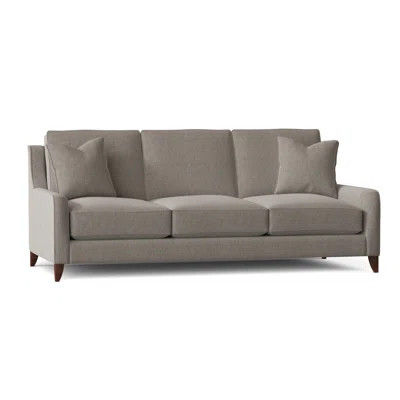 Wayfair Custom Upholstery Haleigh 80" Square Arm Sofa Body Fabric: Lucas Ash | Wayfair North America
