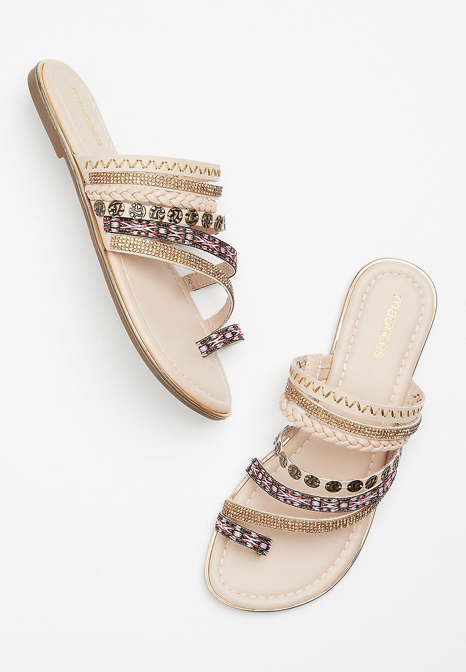 Libby Embellished Strappy Sandal | Maurices