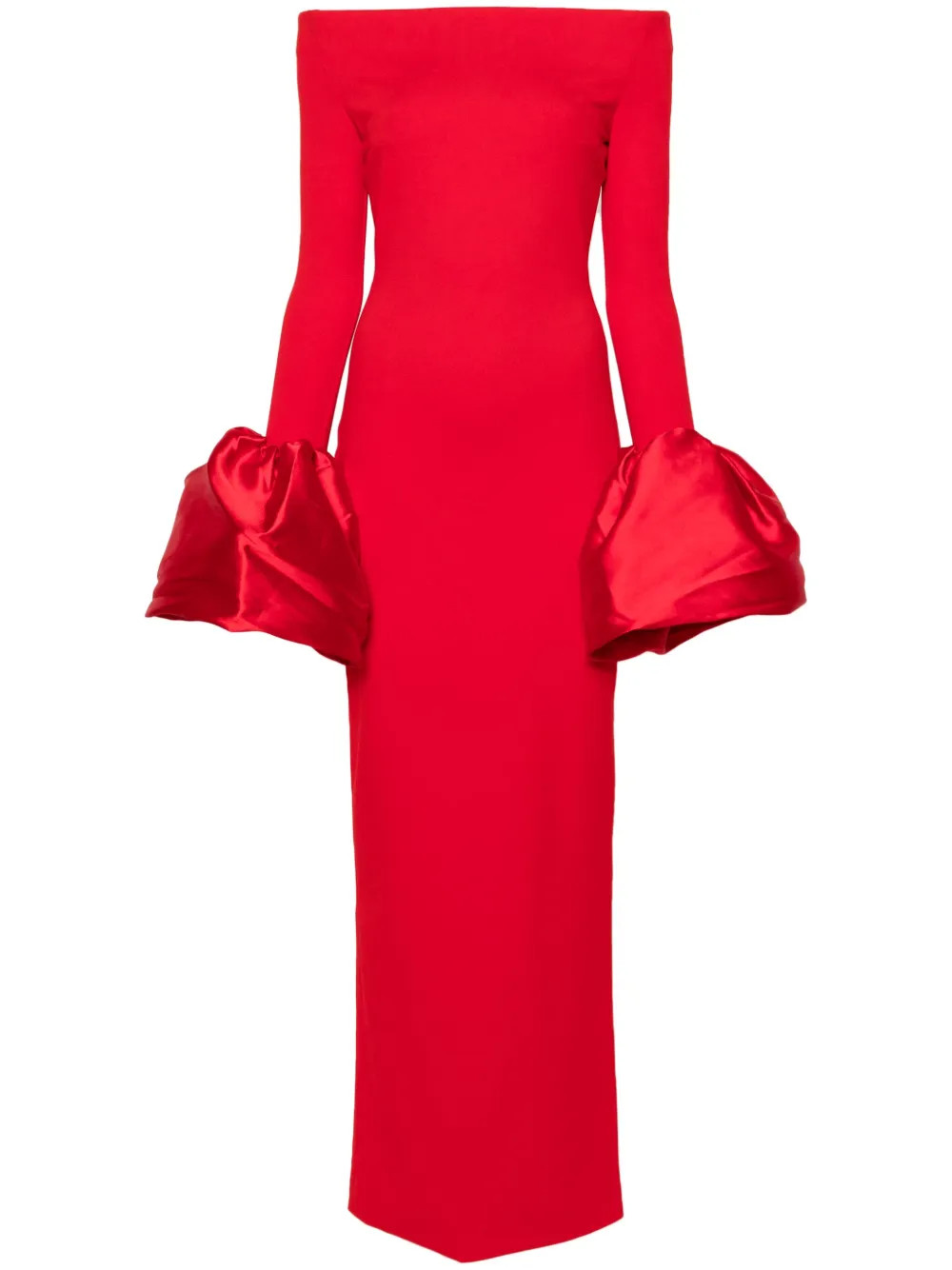 Solace London Vestido De Festa Talia | Vermelho | FARFETCH BR | Farfetch (BR)