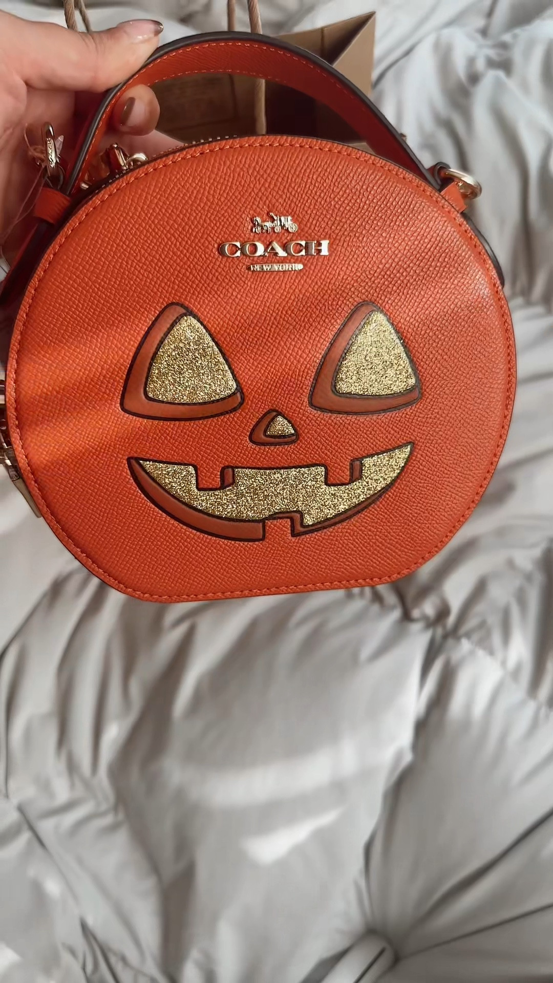 Coach Halloween🎃 #coach #coachhalloween #pumpkinbag

#LTKSeasonal #LTKItBag #LTKHoliday