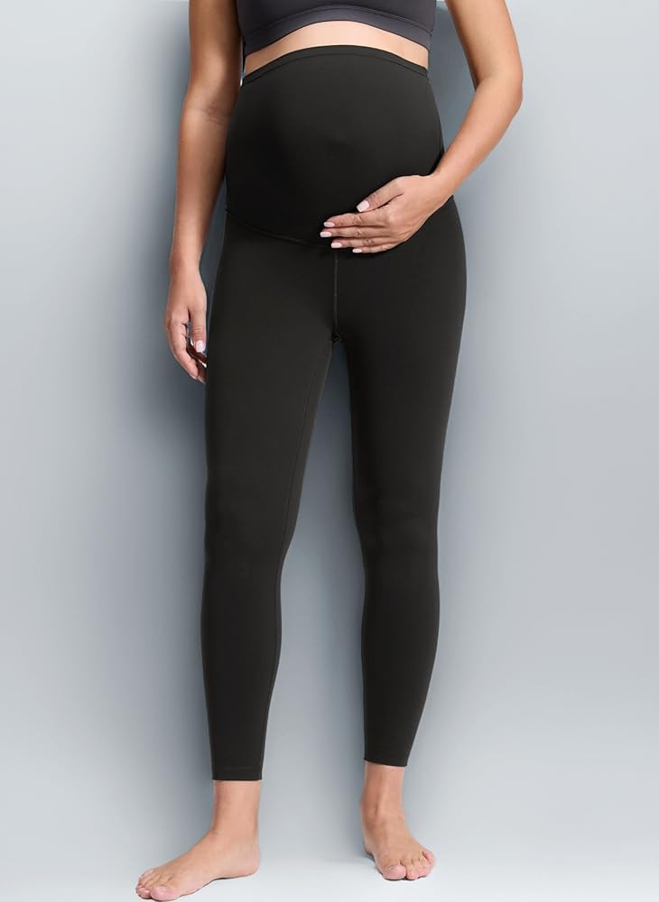 CRZ YOGA Women's Butterluxe 25" Maternity Leggings - Over Bump Workout Leggings Pregnancy Soft Be... | Amazon (UK)
