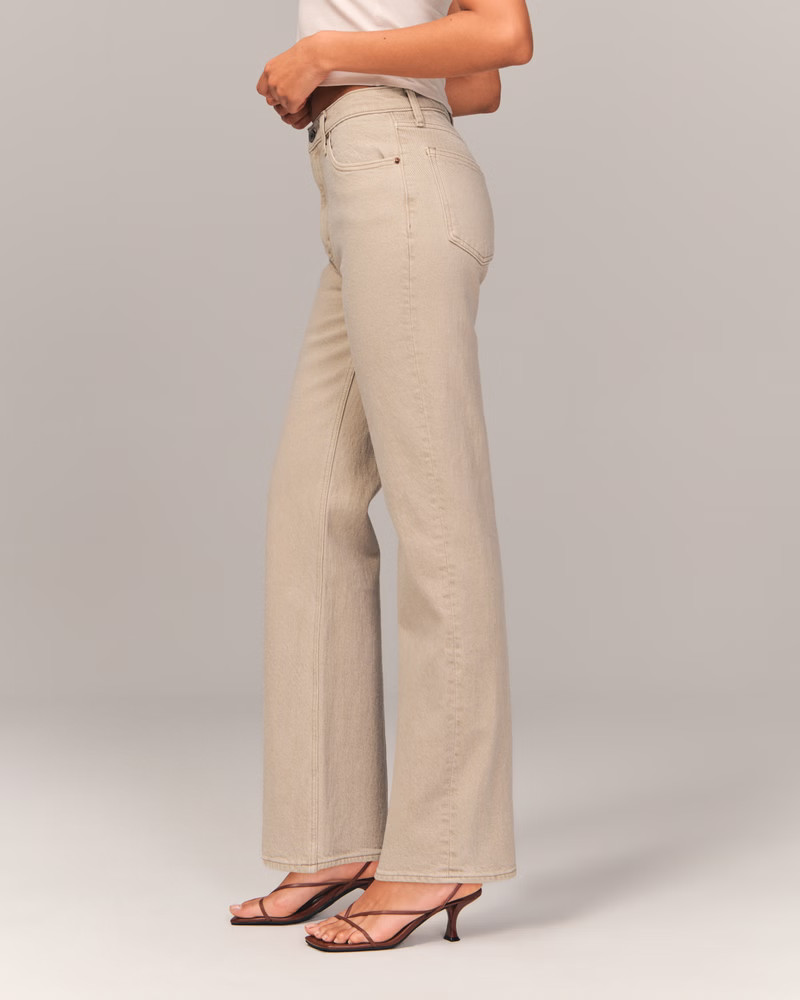 Women's High Rise 90s Relaxed Jean | Women's Bottoms | Abercrombie.com | Abercrombie & Fitch (US)