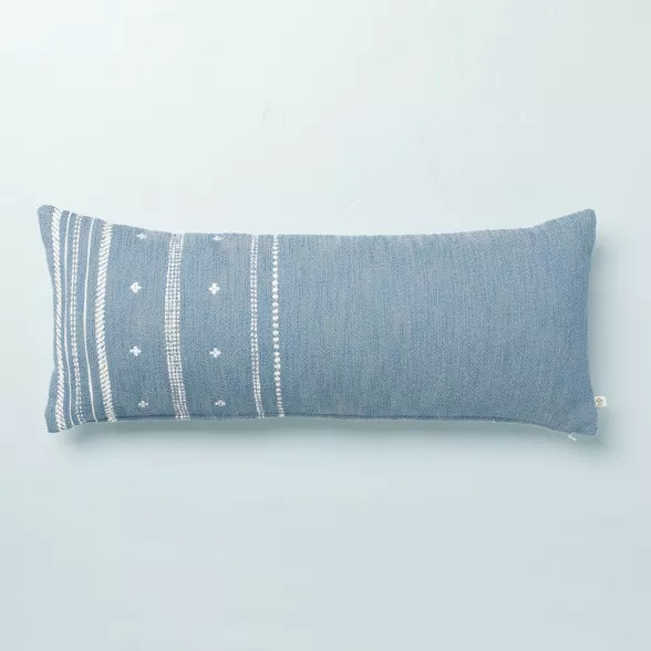 Dotted Stripe Throw Pillow with Zipper - Hearth & Hand™ with Magnolia | Target