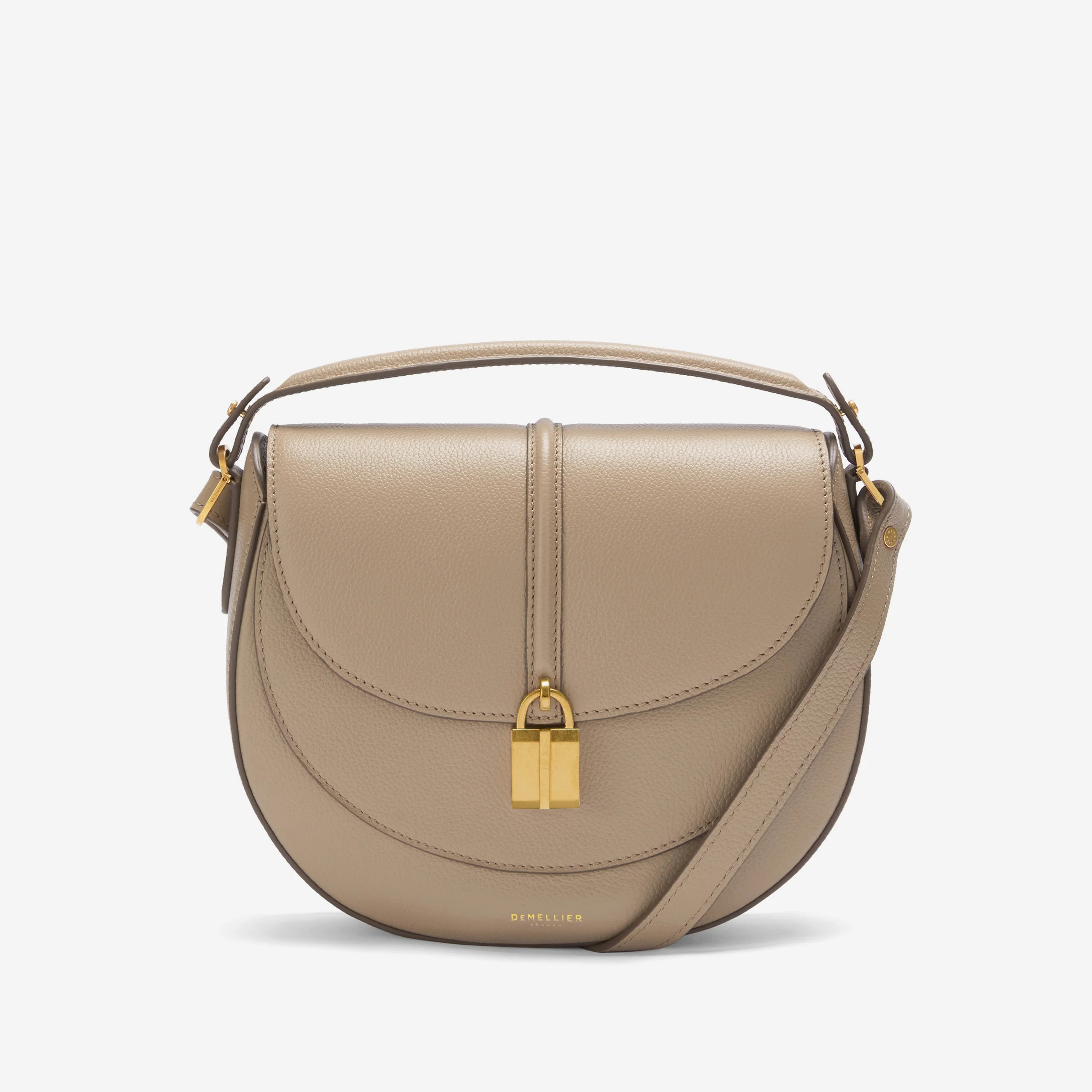 The Siena Saddle | Dunkler Sand kleines Korn | Demellier | DeMellier