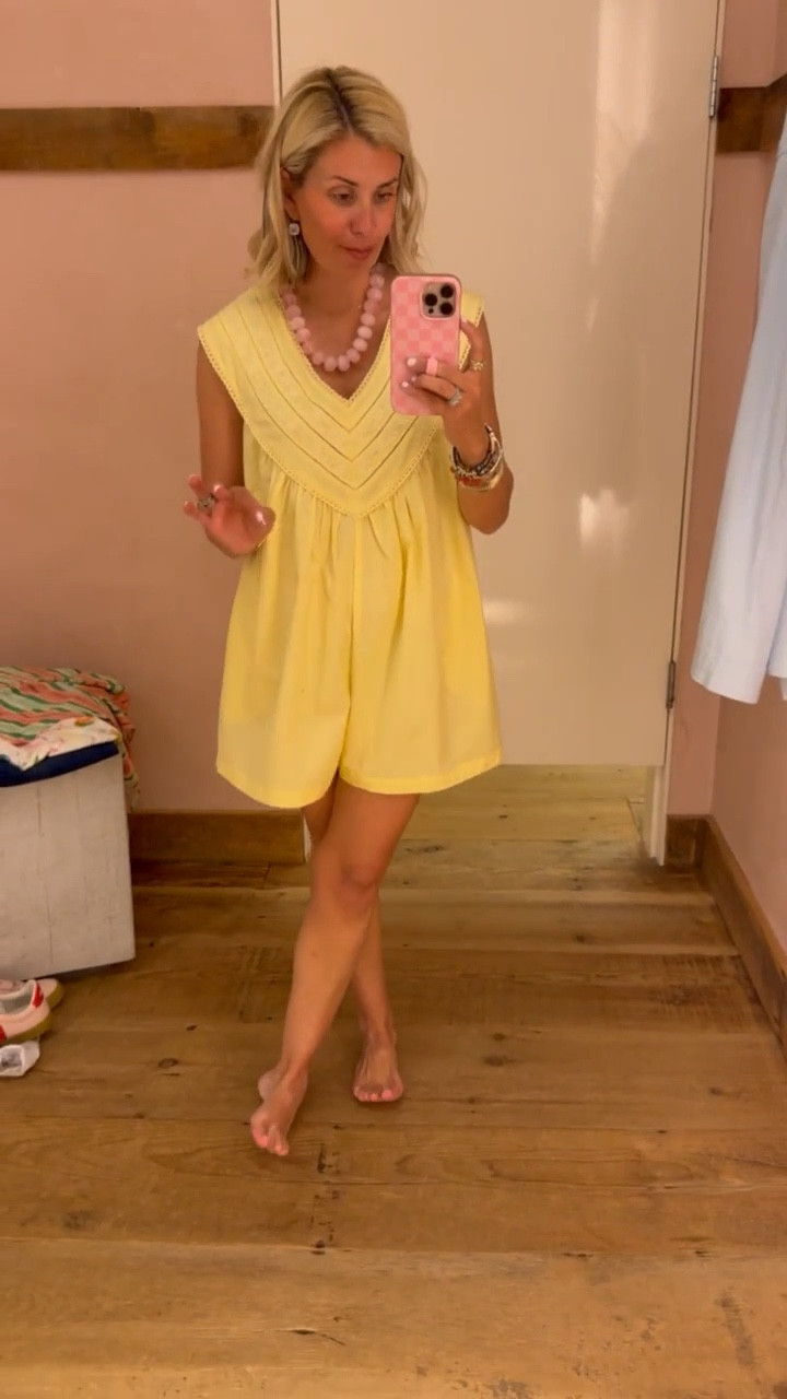 The surprise yes of the entire try on! The most adorable romper…I’m going to style this with a heel or a sneaker for different looks. I’m in xs. 

*Anthro Buy more, Save more Sale 
$50 off $150
$100 off $300
$150 off $500


*Use my code Catherine20 on A+B
*Use my code Mixandmatchmadness on Loopy

#LTKSeasonal #LTKdayinmylife #LTKstorytime